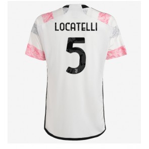 Juventus Manuel Locatelli #5 Udebanetrøje 2023-24 Kort ærmer